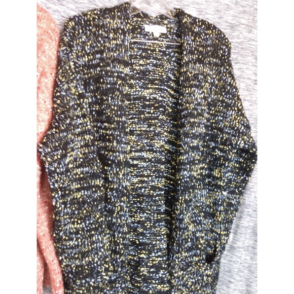 {2} Women’s Sz 1X New Directions Open Front Knit Cardigan Sweaters - Picture 4 of 12
